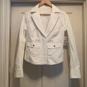 Gap white Jean jacket. Size S